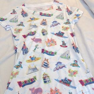 Disneyland Cartoon Classic Attractions Top